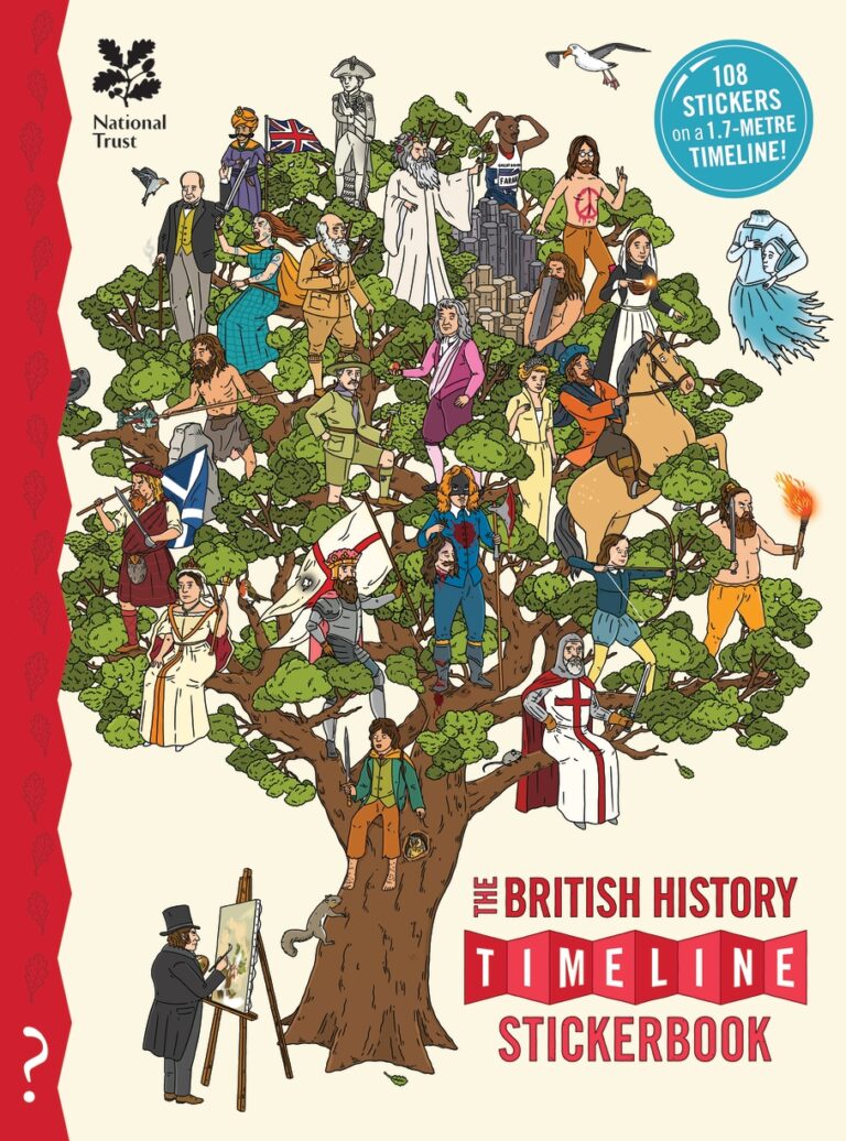 British History Timeline Stickerbook